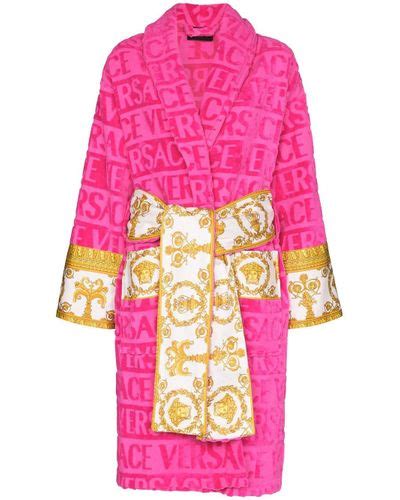 pink versace robe sale|pink Versace robes women's.